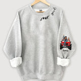 Personalized Jeep Girl & Dog Custom Name Sweatshirt Printed HN24661