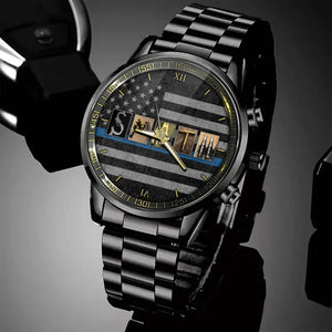 Personalized Name Characters Police Officer Watch Printed QTVA24700