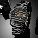 Personalized Name Characters Police Officer Watch Printed QTVA24700