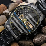 Personalized Name Characters Police Officer Watch Printed QTVA24700