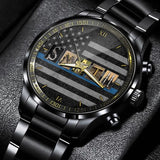 Personalized Name Characters Police Officer Watch Printed QTVA24700