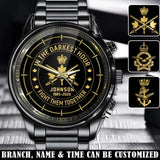 Personalized In The Darkest Hour Fight Them Together Canadian Veteran Watch Printed AHVA24703