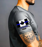 Personalized Retired Canadian Police Custom ID T-shirt Printed KVH24708