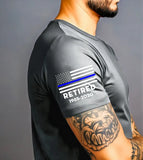 Personalized Retired US Police Custom Time T-shirt Printed KVH24708