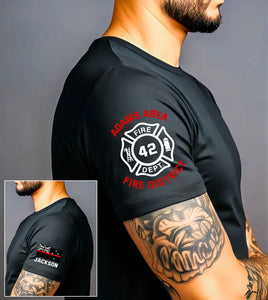 Personalized Australian Firefighter Custom Name Department & ID T-shirt Printed KVH24720