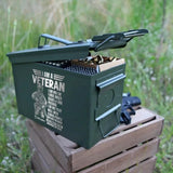 Personalized I Am A Veteran I Am Who I Am I Have Anger Issues & Thin Patience I Do Not Play Well With Stupid People Australian Veteran Ammo Box Printed VQ24722