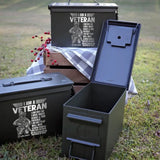 Personalized I Am A Veteran I Am Who I Am I Have Anger Issues & Thin Patience I Do Not Play Well With Stupid People Australian Veteran Ammo Box Printed VQ24722