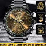 Personalized US Veteran Logo Custom Time Watch Printed AHVQ24726