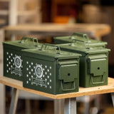 Personalized United States Army Veteran Custom Name & Time Ammo Box Printed QTVA24725