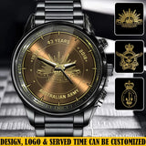Personalized Australian Army Veteran Logo Custom Time Watch Printed AHVQ24726