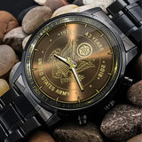 Personalized US Veteran Logo Custom Time Watch Printed AHVQ24726