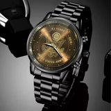 Personalized US Veteran Logo Custom Time Watch Printed AHVQ24726