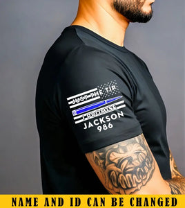 Personalized Just The Tip I Promise US Police T-shirt Printed QTKH24740