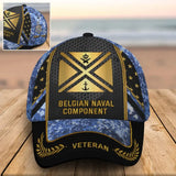 Personalized Belgian Land Component Army Custom Rank & Time Cap 3D Printed AHVQ24748