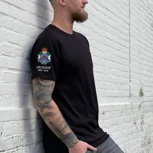 Personalized Australian Police Branch Logo Custom Name & Time T-shirt Printed LVA24742