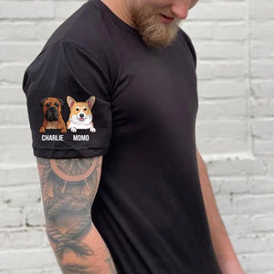 Personalized Best Dogdad Ever Dog Lovers Gift T-shirt Printed LVA24788