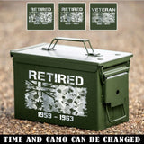Personalized Australian Veteran Military Ammo Box QTVA24893