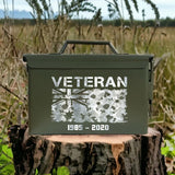 Personalized Australian Veteran Military Ammo Box QTVA24893