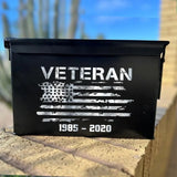 Personalized US Veteran Military Ammo Box QTVA24893