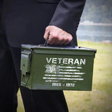 Personalized US Veteran Military Ammo Box QTVA24893