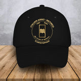 Personalized Italian Army Retired Custom Rank & Time Black Cap Printed AHVA24902