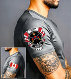 Personalized Canadian Army Logo Custom Name & Time T-shirt Printed AHVA24912