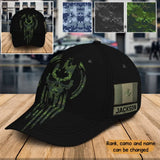 Personalized Canadian Veteran Flag Camo Custom Name 3D Cap Printed QTKH24932