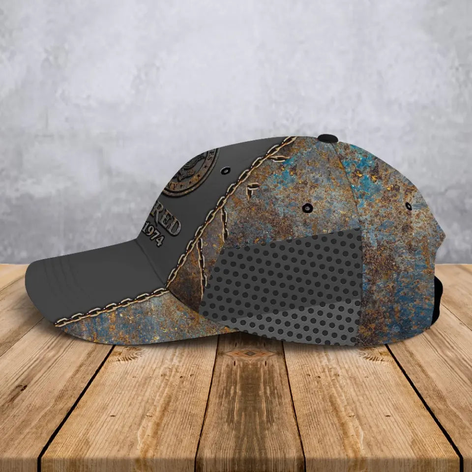 Personalized US Veteran Custom Time 3D Cap Printed QTVA24930