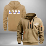 Personalized US Police Custom ID & Department Quarter Zip Hoodie 2D Printed KVH24974