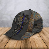Personalized US Skull Retired US Veteran Custom Time 3D Cap QTVA24994