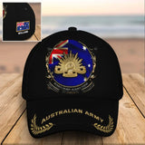 Personalized Australian Veteran Logo Always Ready Always There Custom Name 3D Cap Printed AHVQ241009