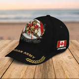 Personalized Canadian Veteran Logo Always Ready Always There Custom Name 3D Cap Printed AHVQ241009