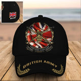 Personalized UK Veteran Logo Always Ready Always There Custom Name 3D Cap Printed AHVQ241009