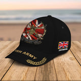 Personalized UK Veteran Logo Always Ready Always There Custom Name 3D Cap Printed AHVQ241009