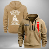 Personalized I Am A Swiss Veteran I Would Put The Uniform Back On If Switzerland Needed Me Quarter Zip Hoodie 2D Printed LVA241008