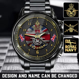 Personalized UK Army Logo UK Veteran Custom Name Watch Printed AHHN241019