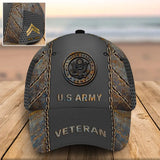 Personalized US Army Logo Rank Gold Custom Served Time Cap 3D Printed AHVQ241054