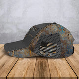 Personalized US Army Logo Custom Name & Served Time Cap 3D Printed QTVA241075