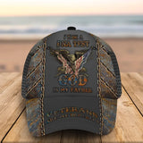 Personalized I Took A DNA Test God Is My Father Veterans Are My Brothers US Veteran Logo Cap 3D Printed QTKH241081