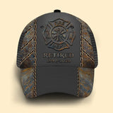 Personalized UK Firefighter Flag Custom Time Cap 3D Printed QTKH241106