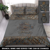 Personalized Retired Australian Veteran Australian Army Logo Custom Name & Time Bedding Set Printed KVH241094