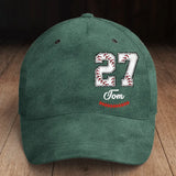 Personalized Baseball Player Custom ID Number & Name Cap 2D Printed LVA241167