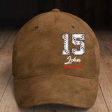 Personalized Baseball Player Custom ID Number & Name Cap 2D Printed LVA241167