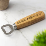 Personalized Australian Army Veteran Custom Rank, Name & Time Wooden Bottle Opener Printed KVH1164