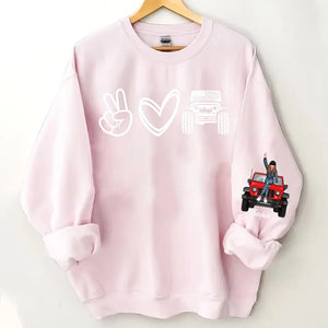 Personalized Jeep Girl Love Custom Name Sweatshirt Printed HN241173
