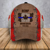 Personalized Canadian Police Custom Name & Department Cap Printed AHVA241179