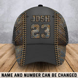 Personalized Baseball Player Custom Name & ID Cap 3D Printed QTHN241180