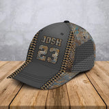 Personalized Baseball Player Custom Name & ID Cap 3D Printed QTHN241180