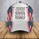 Personalized Baseball Player Custom Name & ID Cap 3D Printed LVA241198