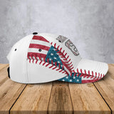 Personalized Baseball Player Custom Name & ID Cap 3D Printed LVA241198